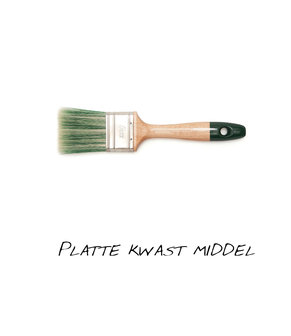 Carte Colori Platte kwast middel