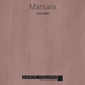 Carte Colori Calcare Kalkverf Marsala