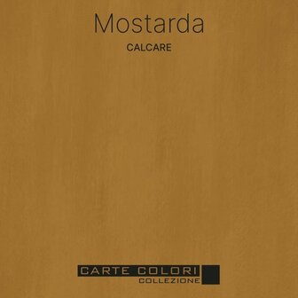 Carte Colori Calcare Kalkverf Mostarda