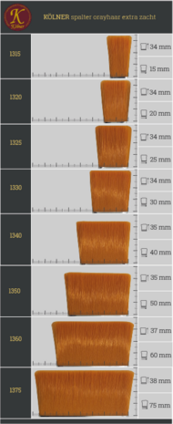 Kölner 1315 Spalter Torayhaar Extra Zacht - 15mm