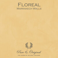 Pure & Original Marrakech Walls Floreal Yellow Brown